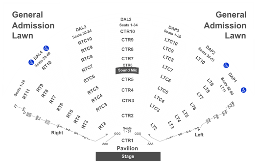 Dte Seating Chart Rows