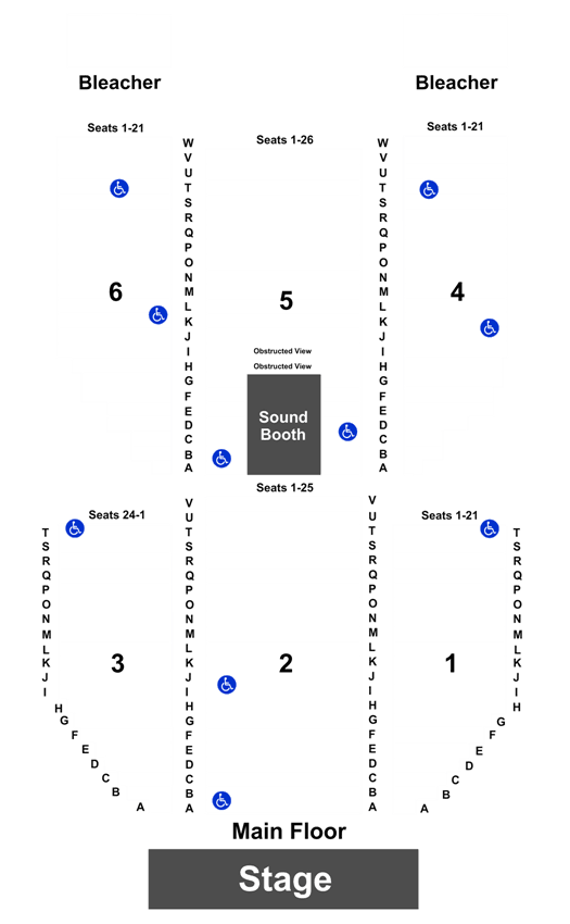 Edgewater E Center Seating Chart