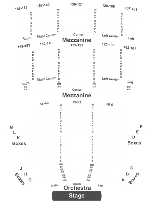 The Ed Mirvish Theatre Seating Chart