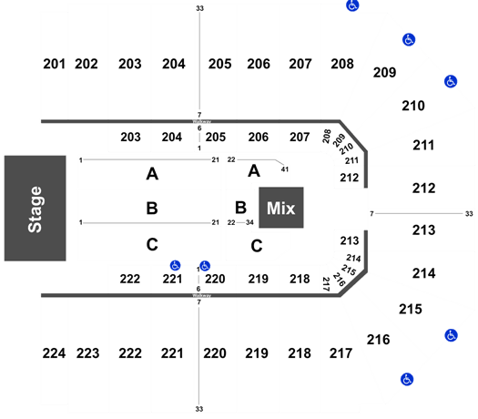 Nutter Center Interactive Seating Chart