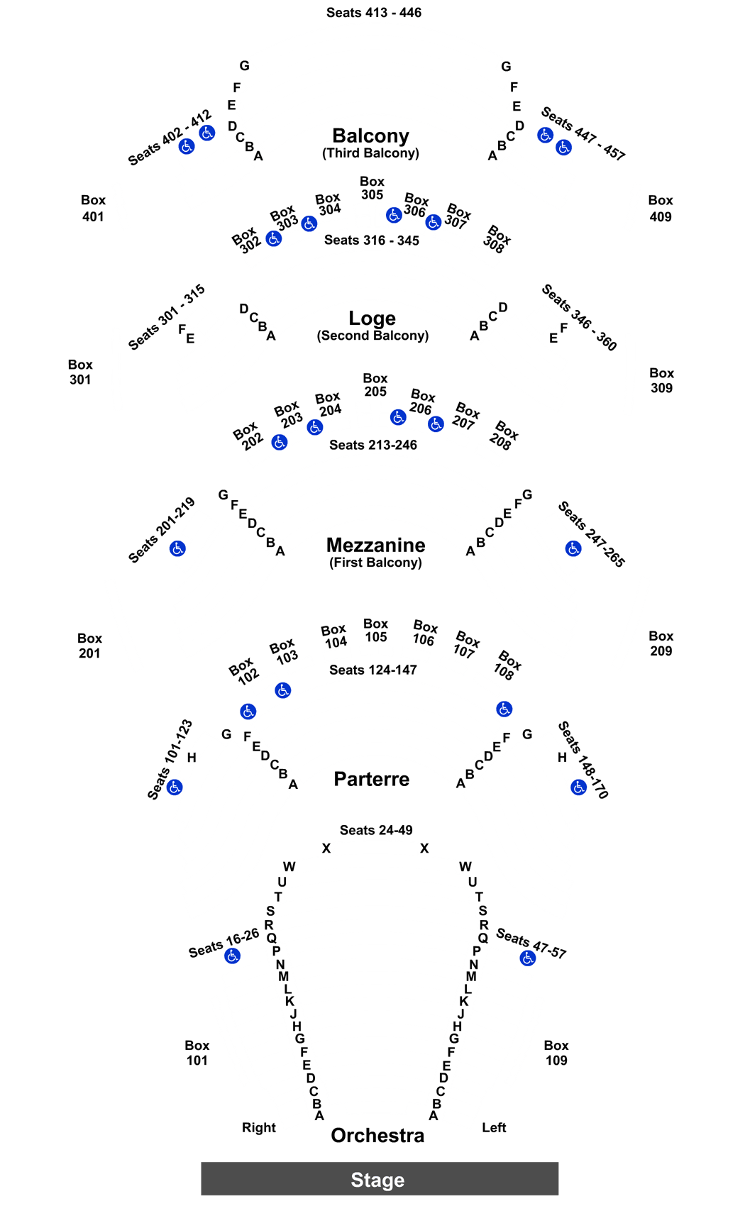Ellie Caulkins Opera House Seating Chart Nutcracker