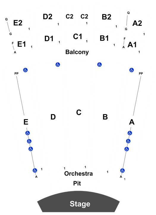 Emens Auditorium Muncie In Seating Chart