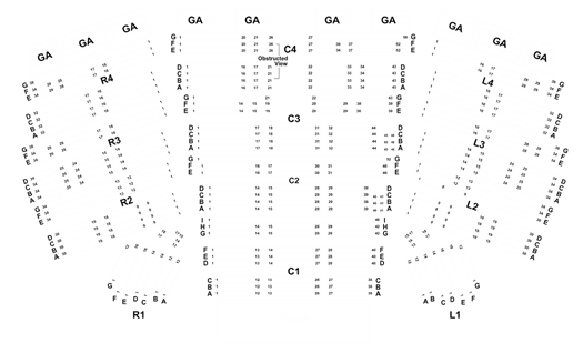 Soaring Eagle Outdoor Venue Seating Chart