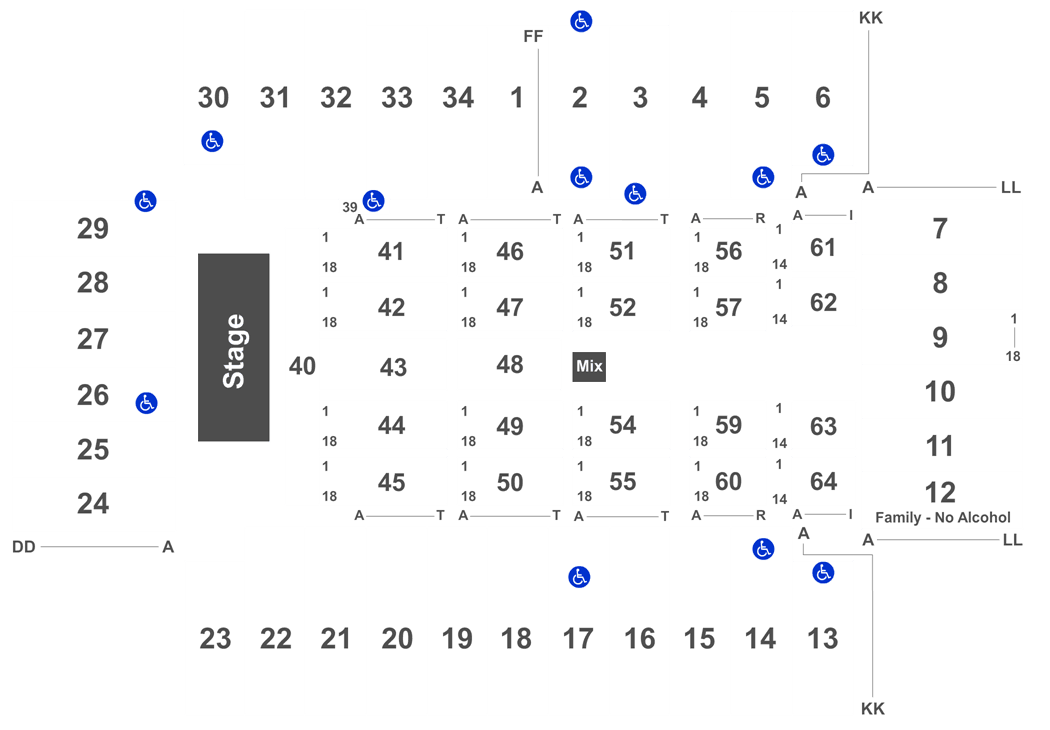 Fargodome Seating Chart Map
