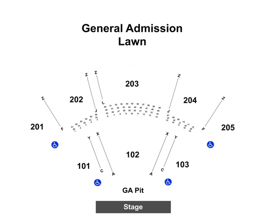 Veterans United Amphitheater Seating Chart