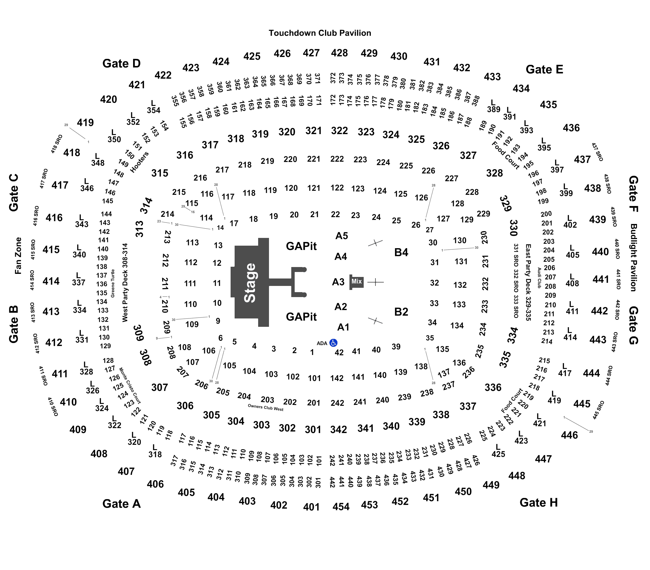 Breakdown Of The Fedex Field Seating Chart