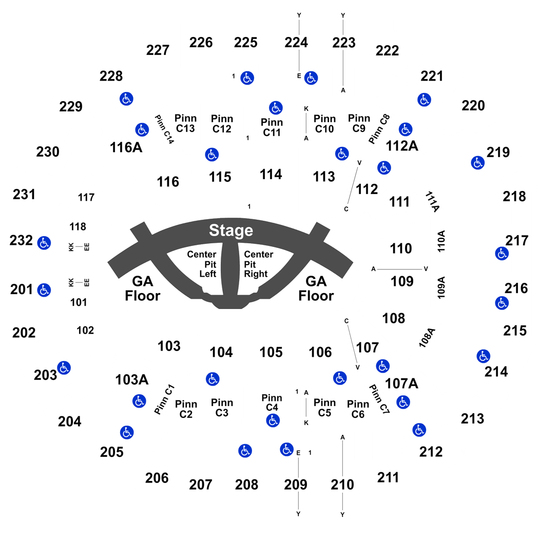 Fedex Forum Seating Chart Row Numbers