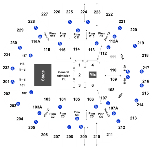 Yum Center Seating Chart Chris Stapleton