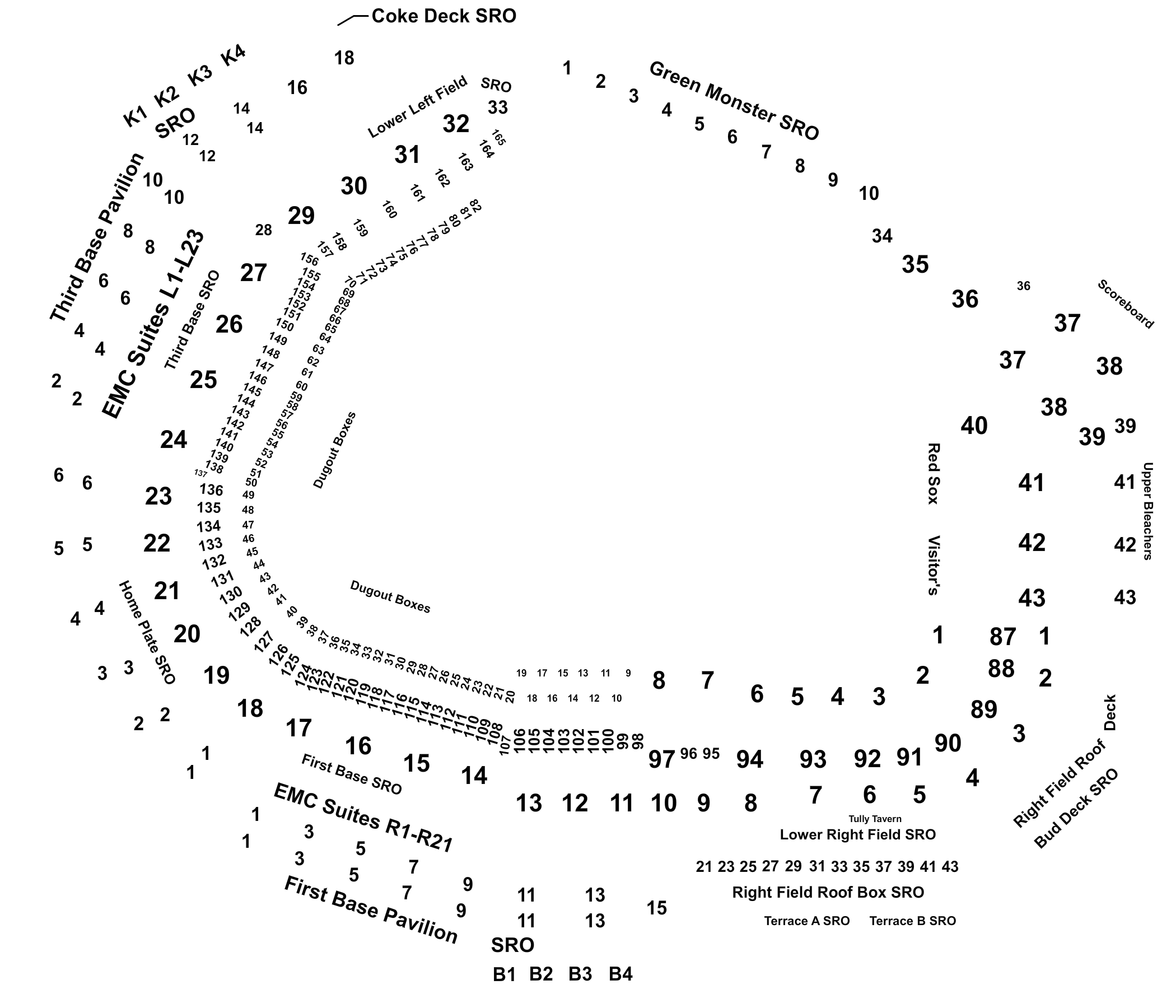 Fenway Park Gate B Map - grsnzn6