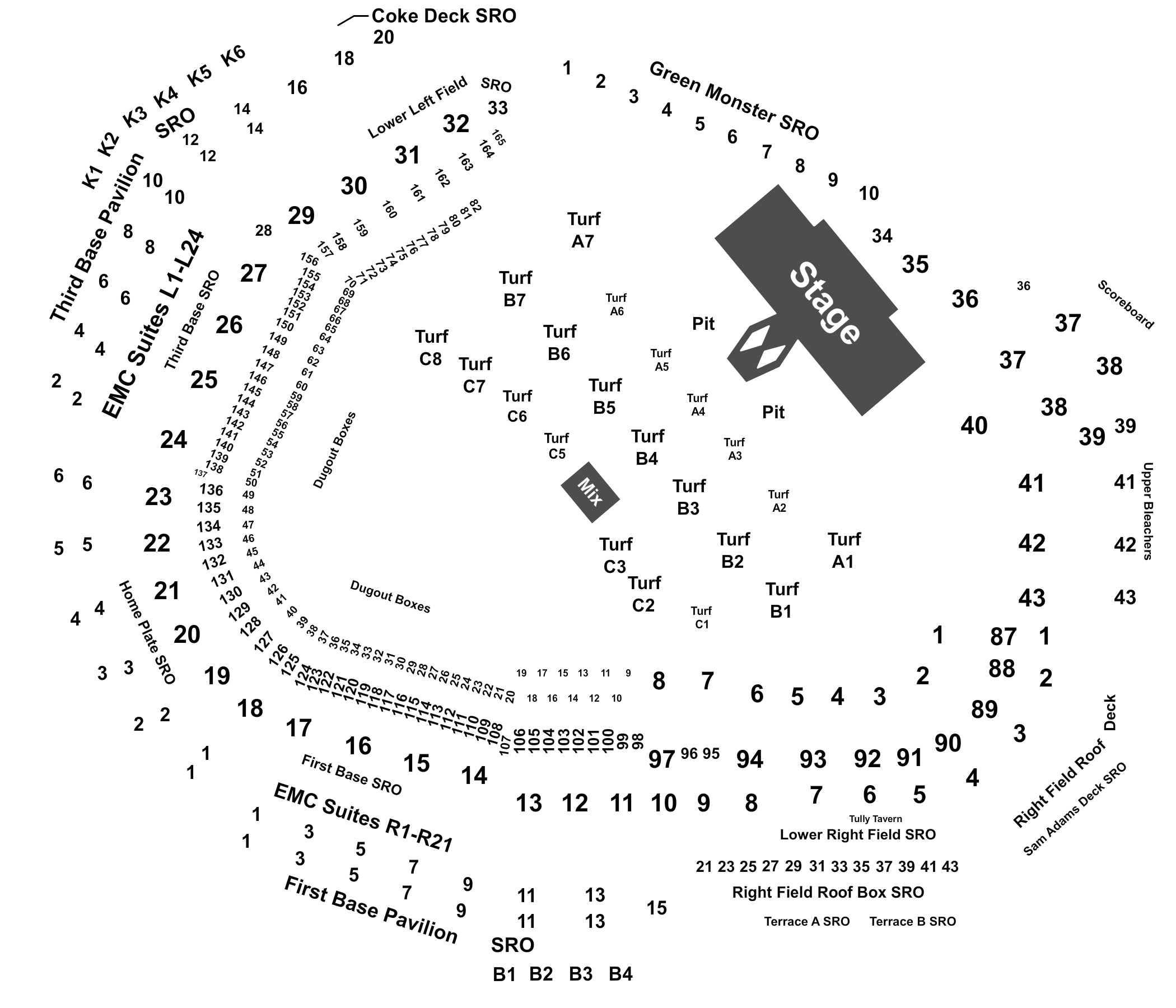Fenway Park Location Map - q84lq5x