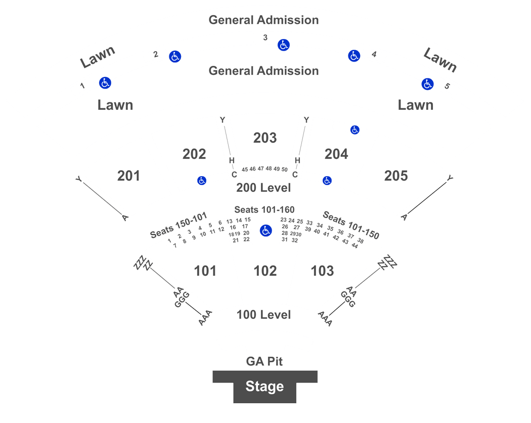 Fiddler S Green Amphitheatre Seating Chart