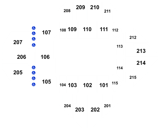 Finneran Pavilion Seating Chart