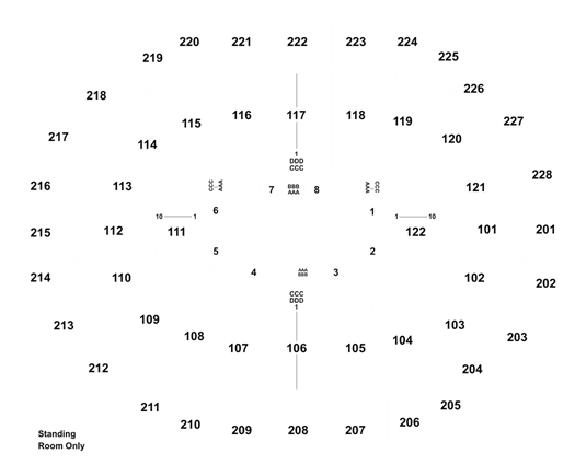 Timberwolf Amphitheatre Seating Chart