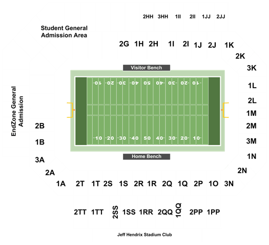 Mtsu Stadium Seating Chart