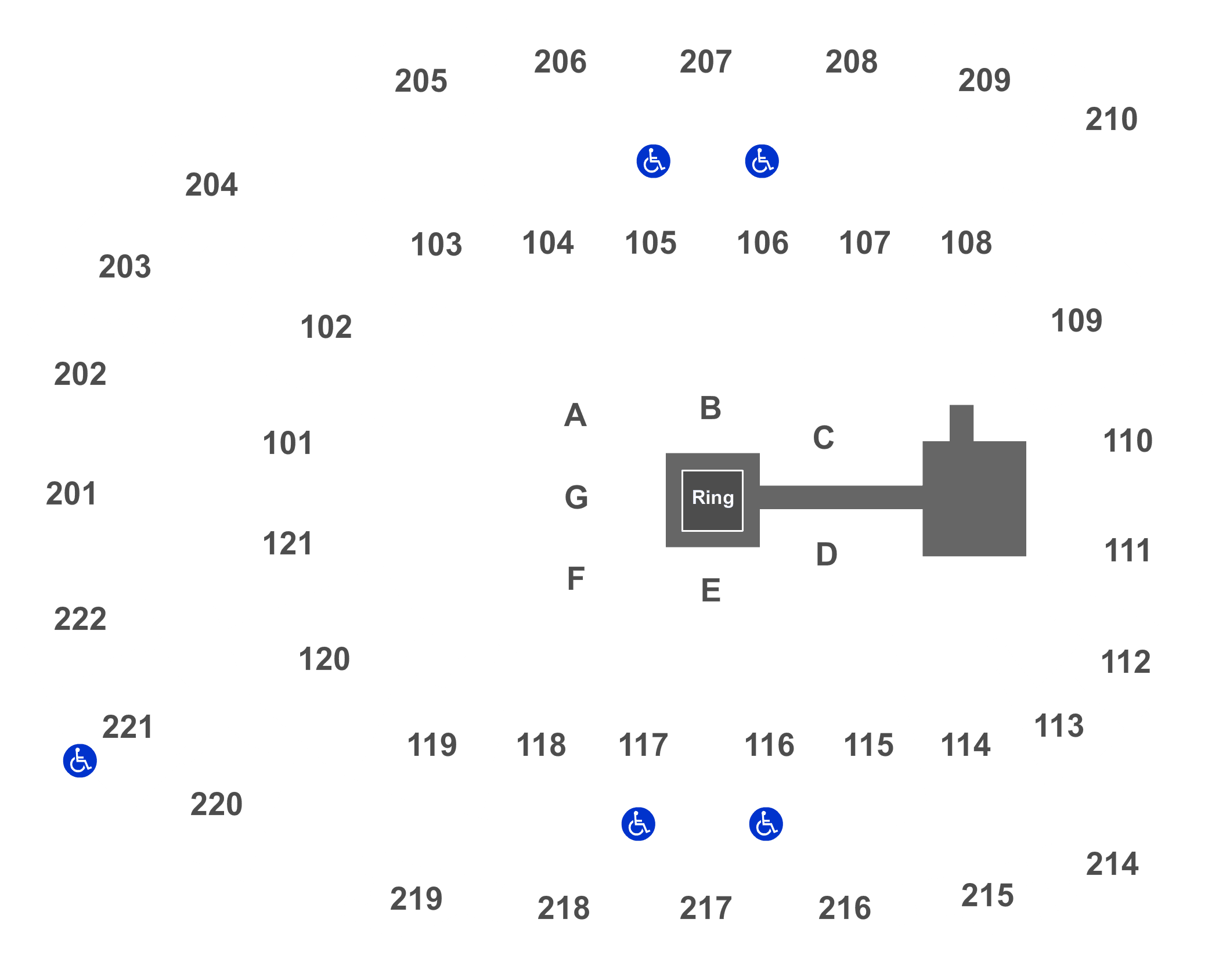 Ford Center Evansville Detailed Seating Chart