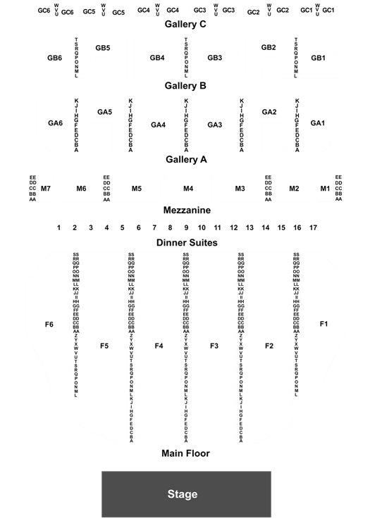 Fox Theater Nutcracker Seating Chart