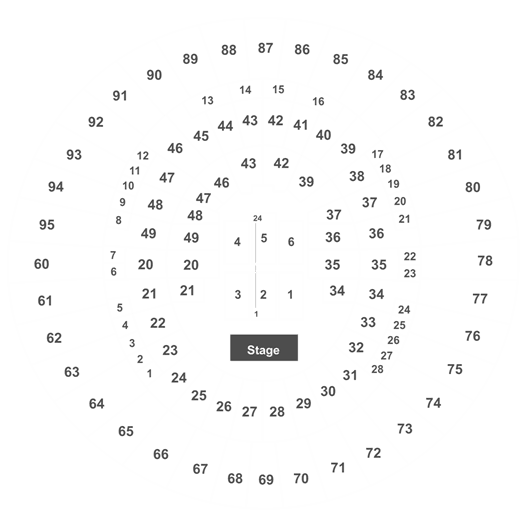 Frank Erwin Center Seating Chart With Seat Numbers