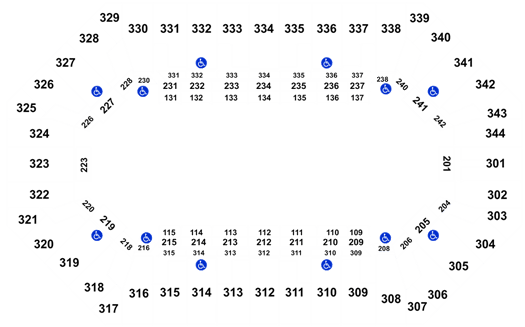 National Farm Machinery Show Tractor Pull Seating Chart