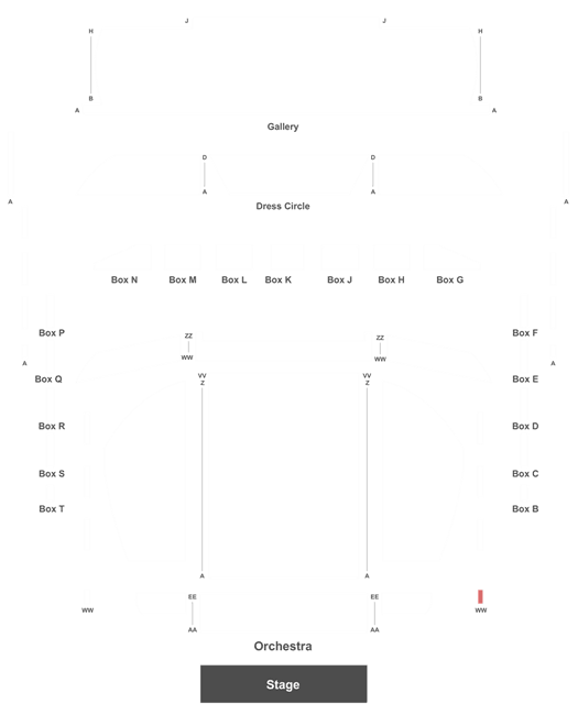 Gaillard Center Charleston Seating Chart