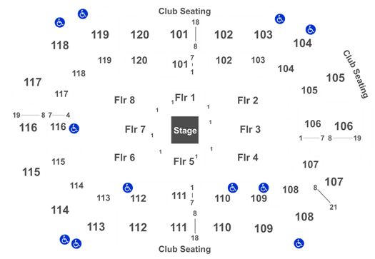 Hertz Arena Estero Seating Chart