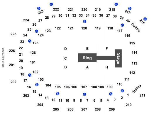 Giant Center Wwe Seating Chart