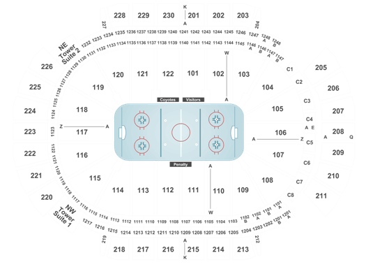 Penguins Arena Seating Chart