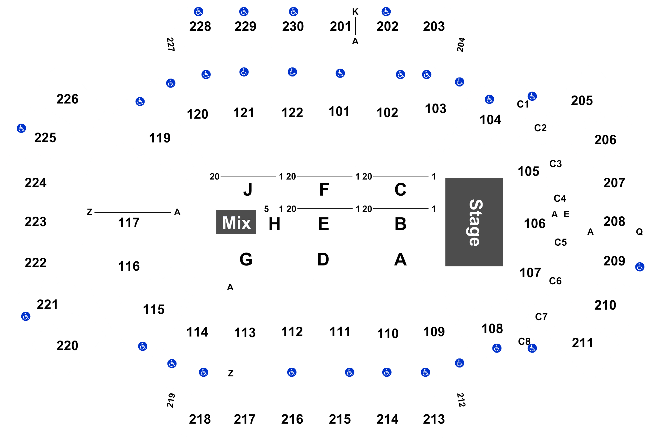 Gila River Arena Interactive Seating Chart