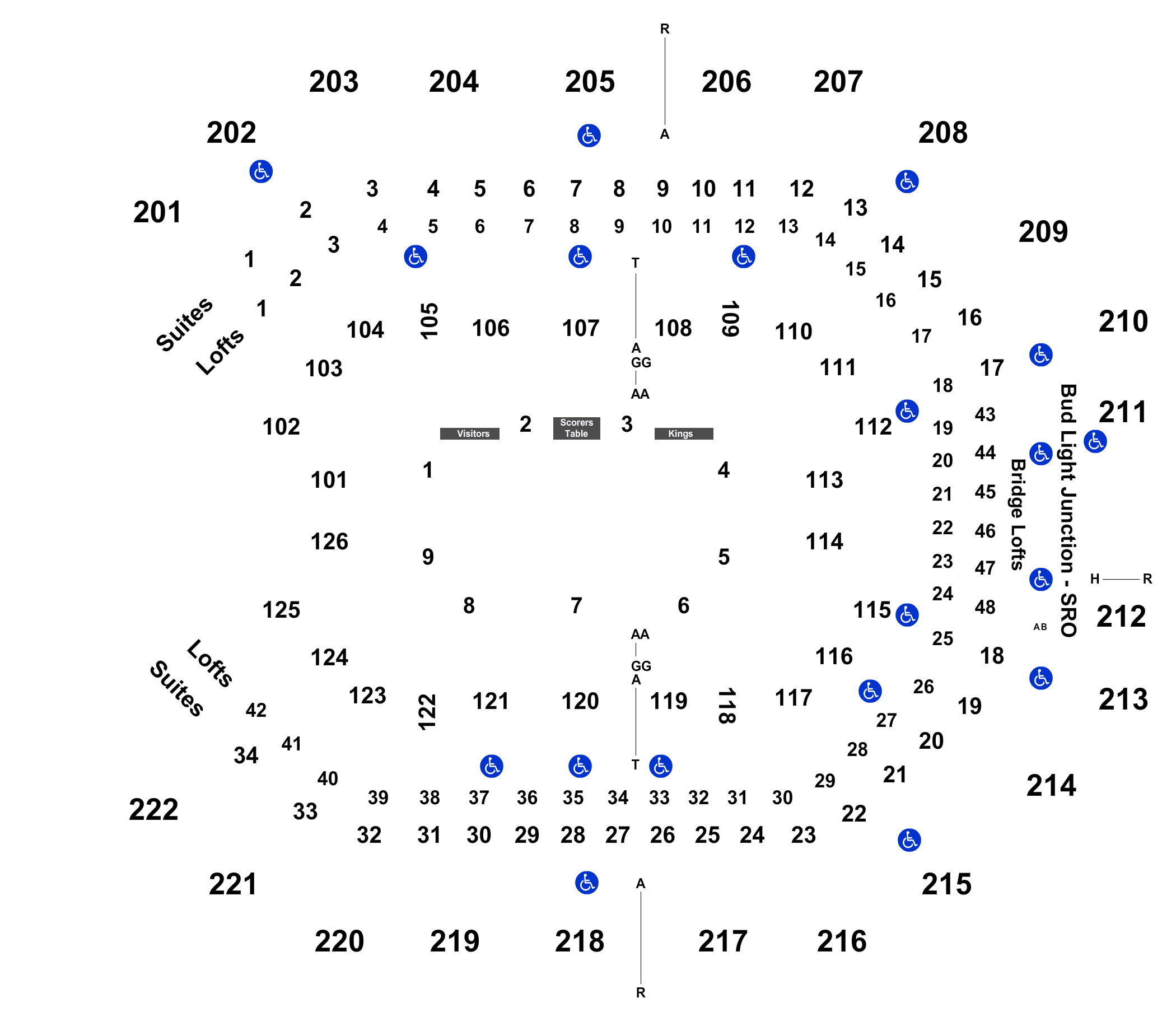 Golden 1 Center Seating Chart