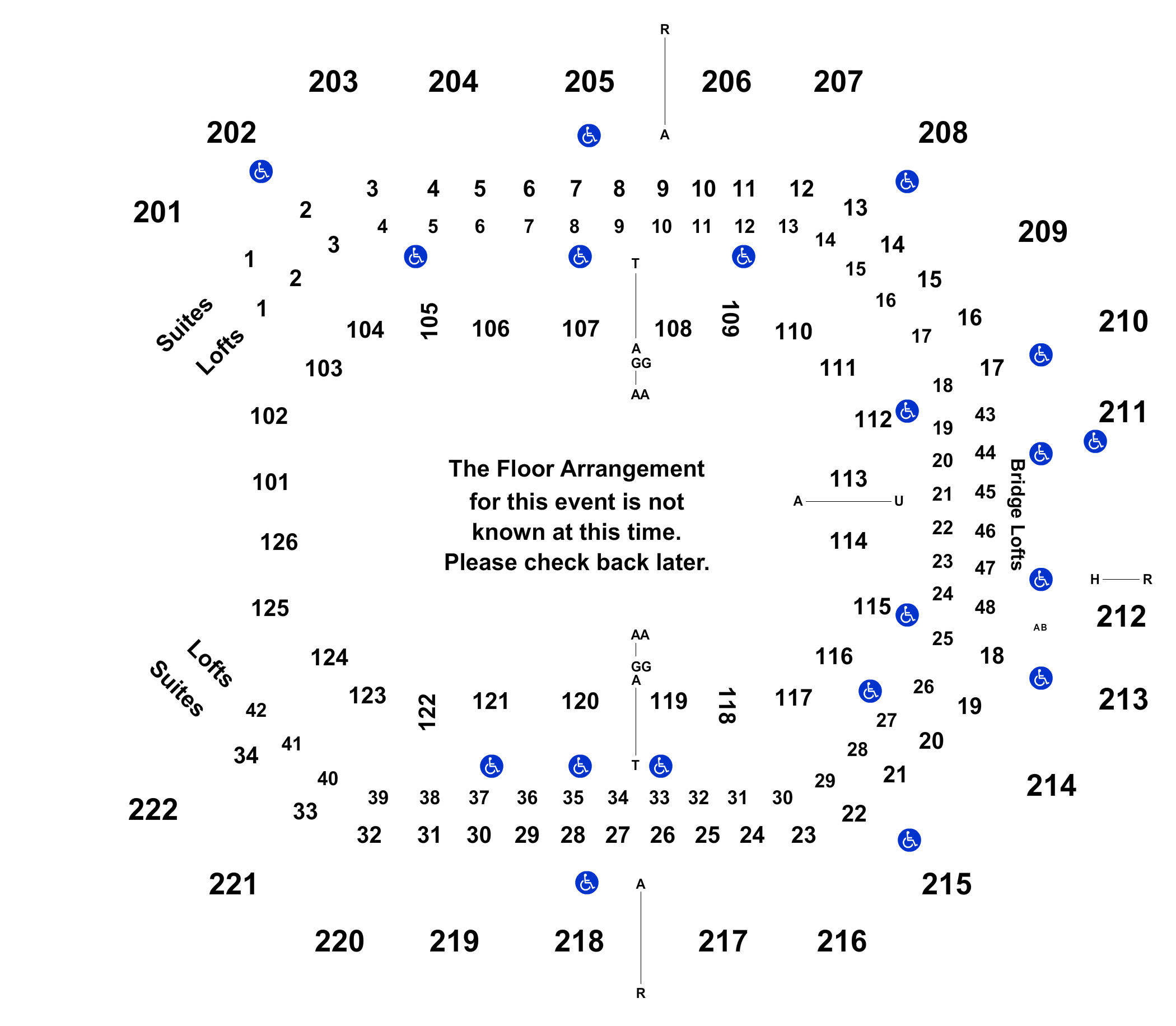 Golden Center 1 Seating Chart