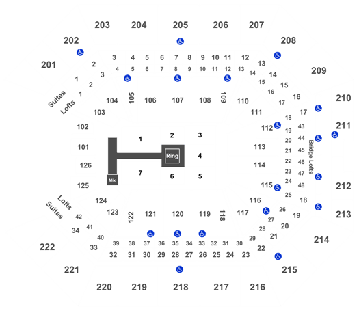 Breakdown Of The Golden 1 Center Seating Chart