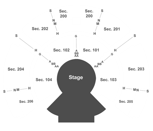 Seating Chart Cirque Du Soleil Portland