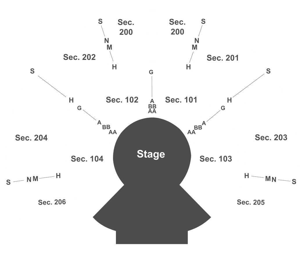 Amaluna San Francisco Seating Chart