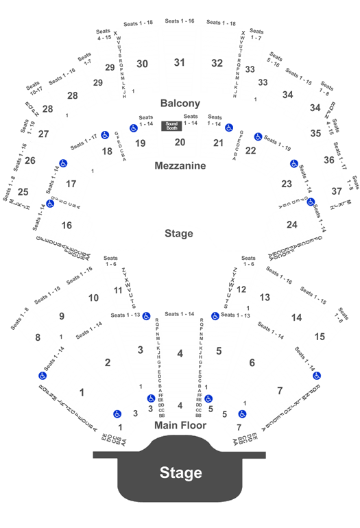Grand Ole Opry Virtual Seating Chart