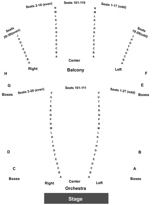 Grand Opera Seating Chart