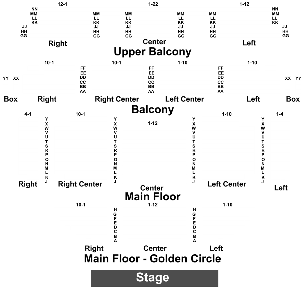 Wausau Grand Theater Seating Chart