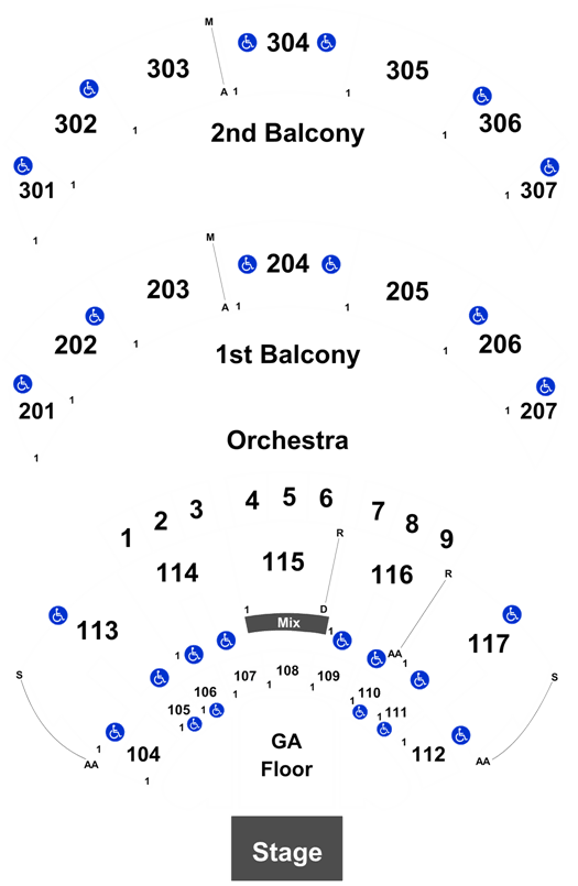 Miramar Cultural Center Seating Chart