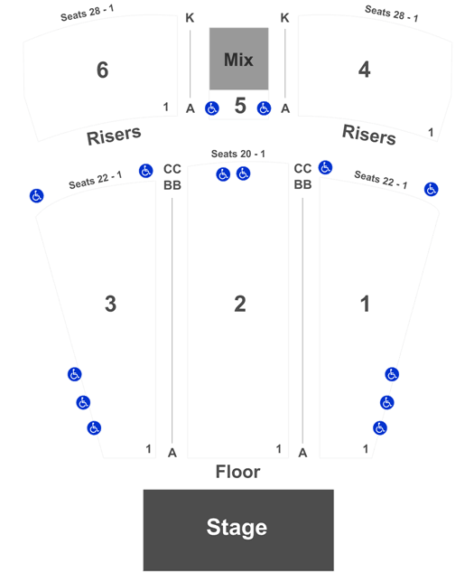 Mgm Northfield Park Concert Seating Chart