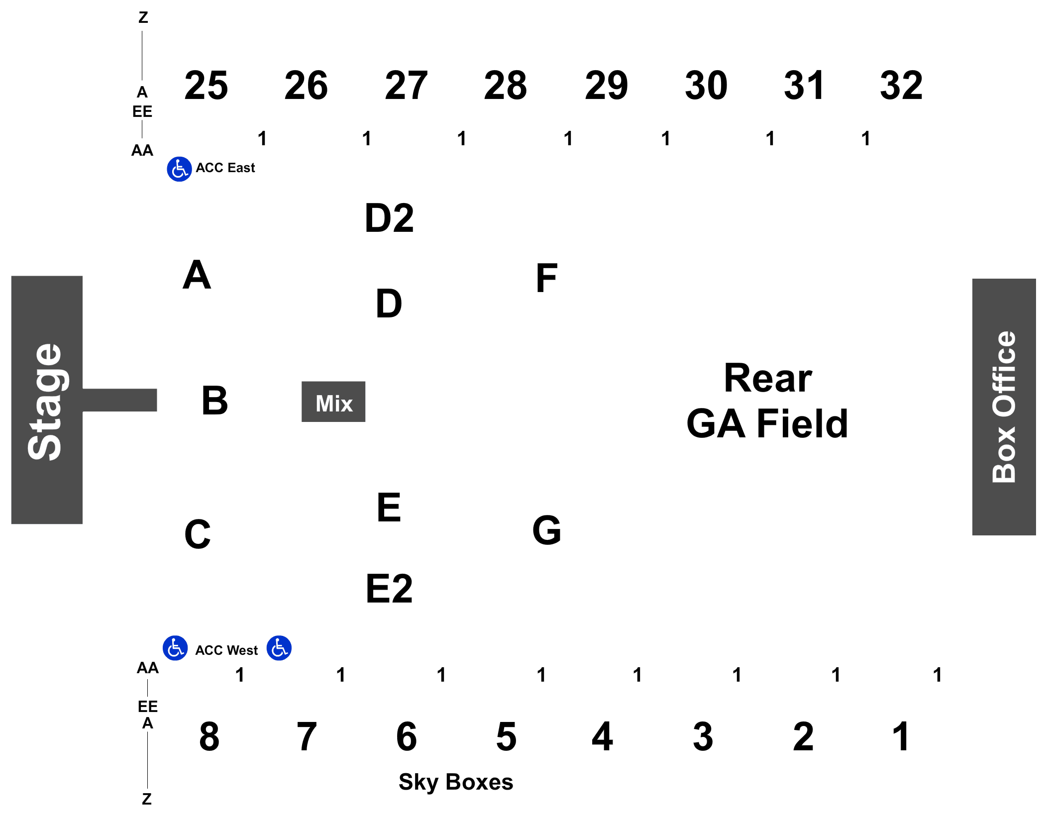 Hersheypark Stadium Virtual Seating Chart