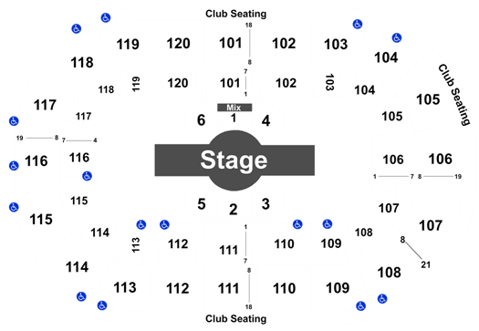 Seating Chart Hertz Arena