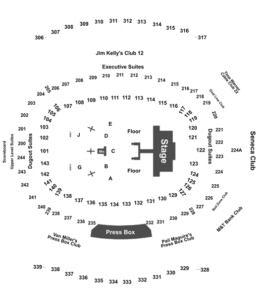 highmark stadium seating view