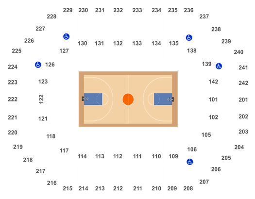 Hilton Coliseum Seating Chart