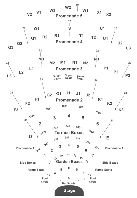 Hollywood Bowl Garden Box Seating Chart