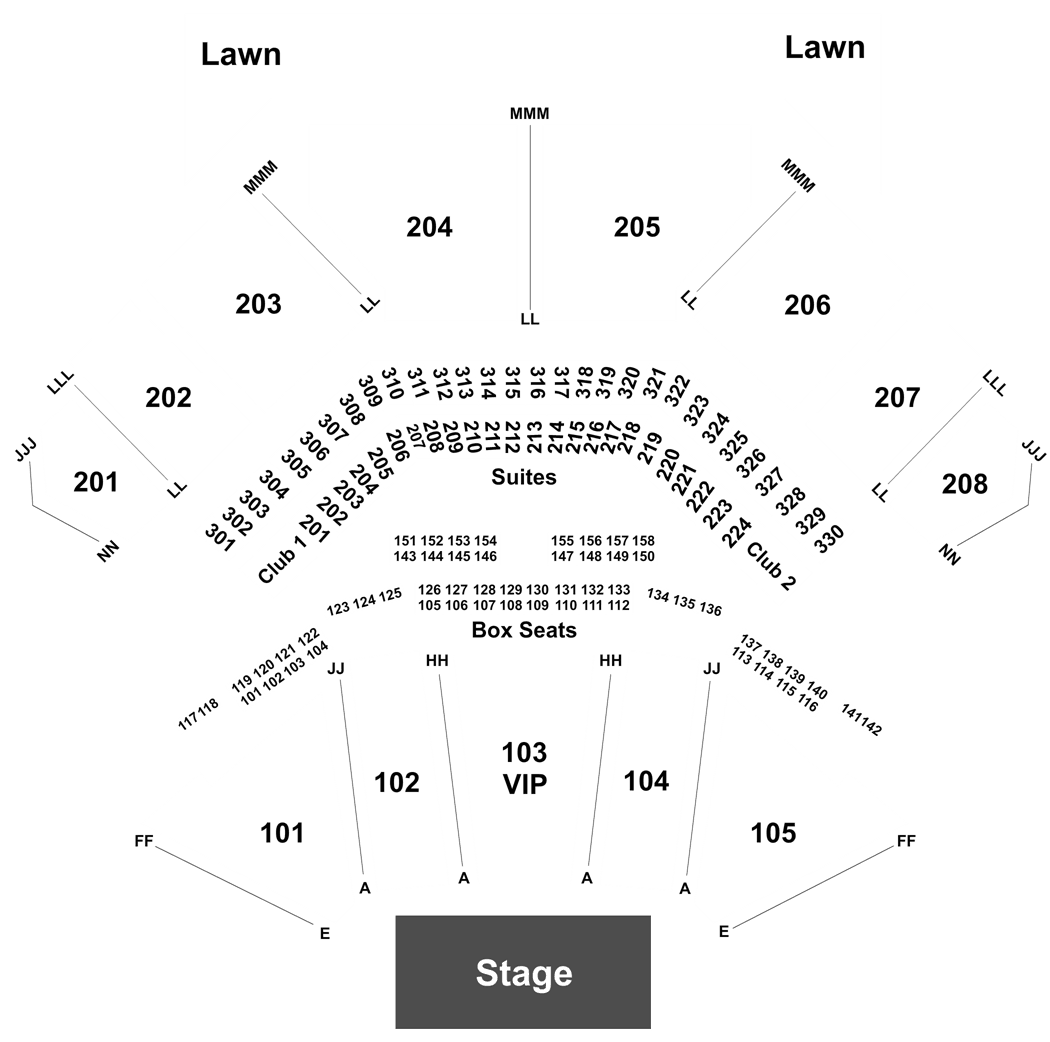 Hollywood Casino Amphitheatre Seating Chart Tinley Park