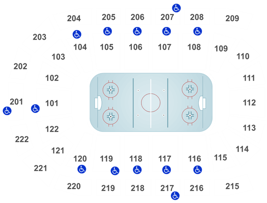 Komet Hockey Seating Chart