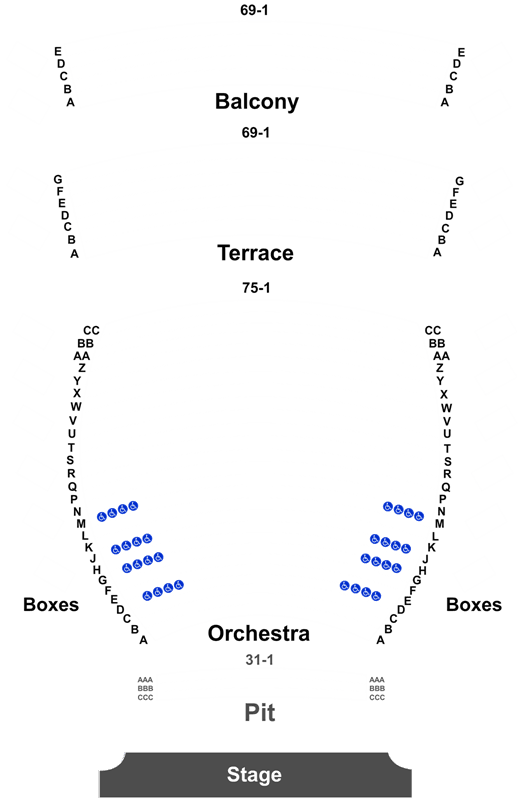 First Interstate Center For The Arts Spokane Seating Chart