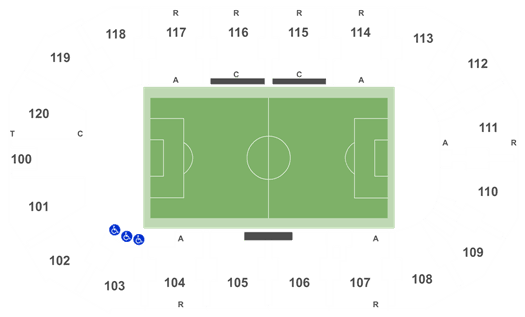 Silverstein Eye Center Arena Seating Chart