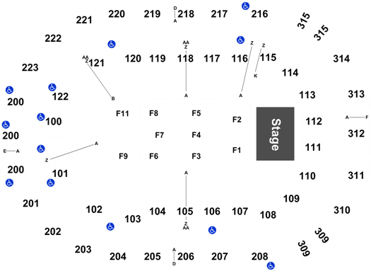 Infinite Energy Arena Duluth Seating Chart