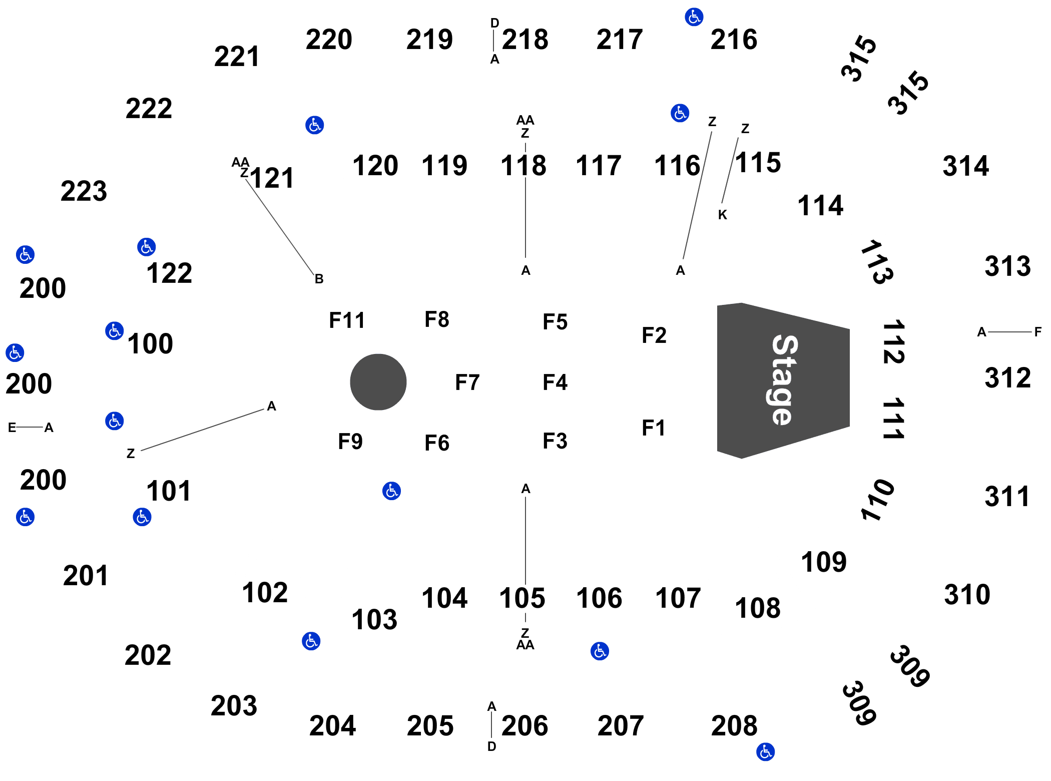 Infinite Energy Arena Seating Chart Rows