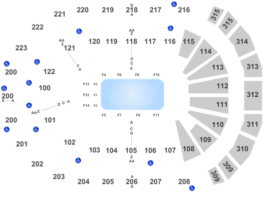 Gwinnett Arena Seating Chart Disney On Ice