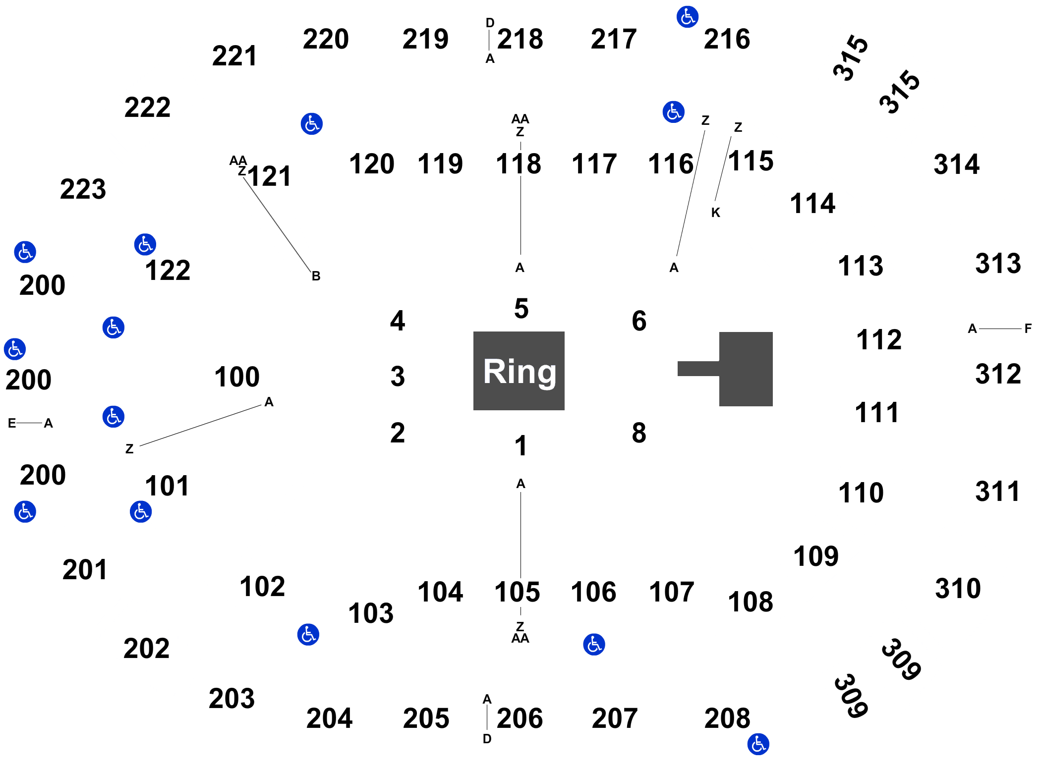 Infinite Energy Theater Seating Chart With Seat Numbers